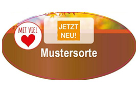 Ovales Etikett Farbverlauf 085-043