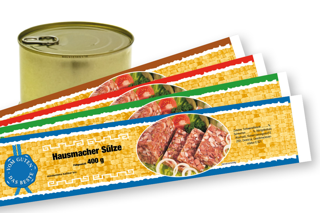 Banderole für Falzdeckeldose FDD 99/63 ATHEN