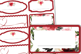 Etikett zum Selbst-Beschriften 