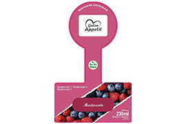 Siegeletikett Marmelade diagonal 126-080 mit/ohne Logo