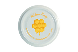 Twist off Deckel 66mm Honigwabe