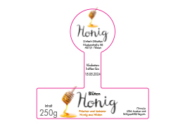 Mini-Siegeletikett Honiglöffel 080-078