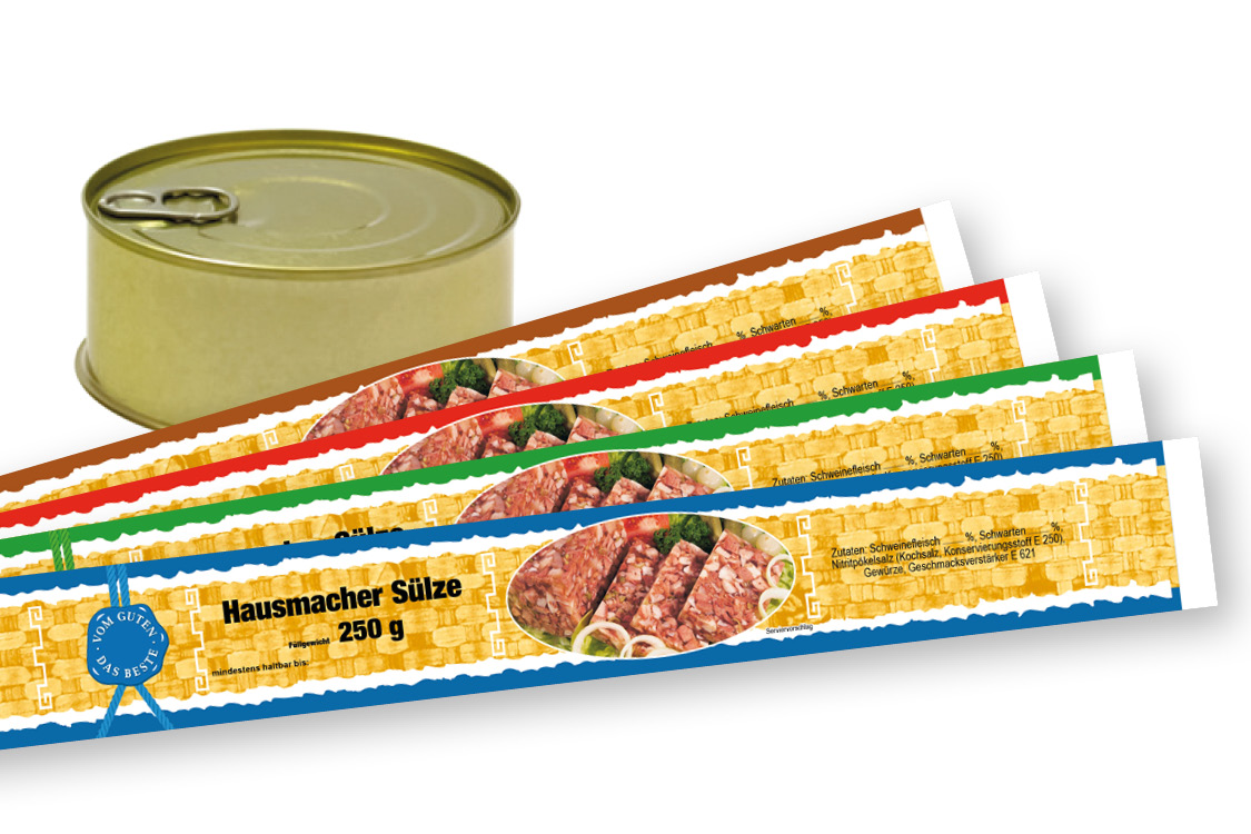 Banderole für Falzdeckeldose FDD 99/40 ATHEN