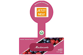 Siegeletikett Marmelade diagonal 150-125 mit/ohne Logo