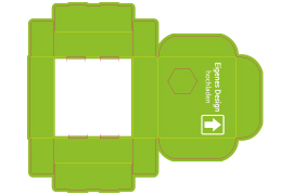 Umverpackungen  Teelicht-Umverpackung 4 Stück eigenes Design