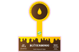 Siegeletikett Honigtropfen 150-125