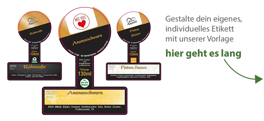 Siegeletikett Gold 104-080 mit/ohne Logo