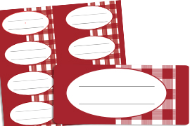 Etikett zum Selbst-Beschriften 