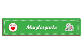 Eckiges Etikett Basic 120-026