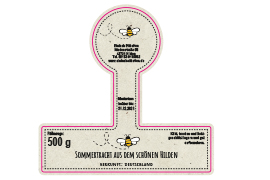 Mini-Siegeletikett Comicbiene 080-078