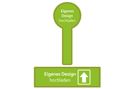 Siegeletiketten Set mittel eigenes Design 125-060