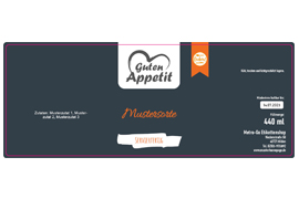 Eckiges Etikett Hintergrundfarbe 185-073 mit/ohne Logo