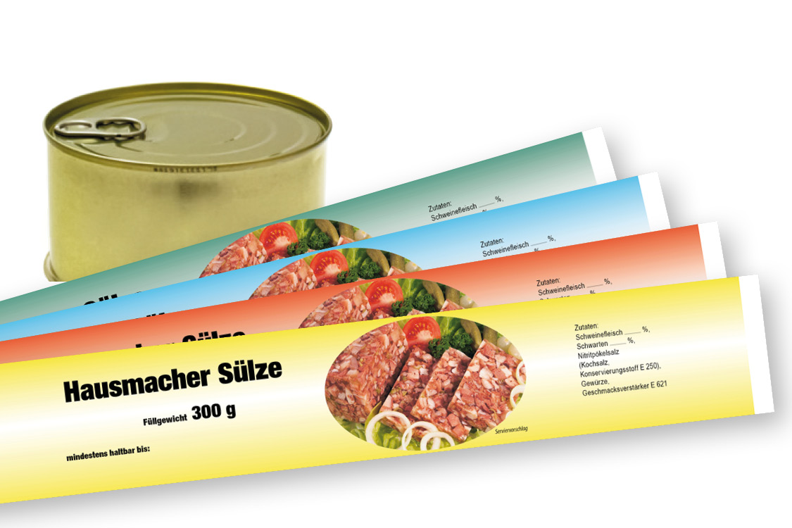 Banderole für Falzdeckeldose FDD 99/51 VERLAUF