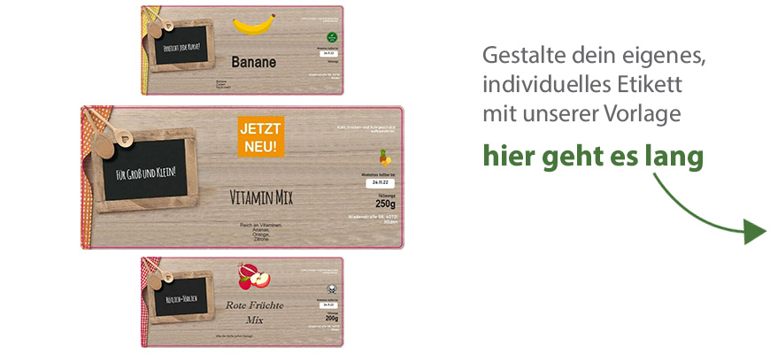 Eckiges Etikett Karotuch 167-073 mit/ohne Logo