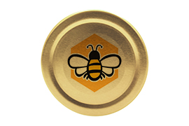 Hochranddeckel (Twist-Off deep) 66mm eigenes Logo