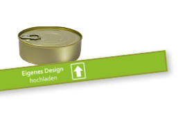 Banderole für Falzdeckeldose FDD 99/33 eigenes Design