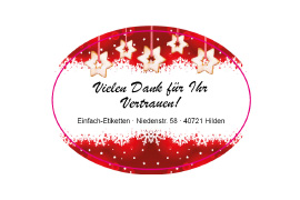 Ovales Etikett Weihnachtsplätzchen 055-038,5