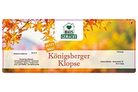 Eckiges Etikett Herbst 185-073