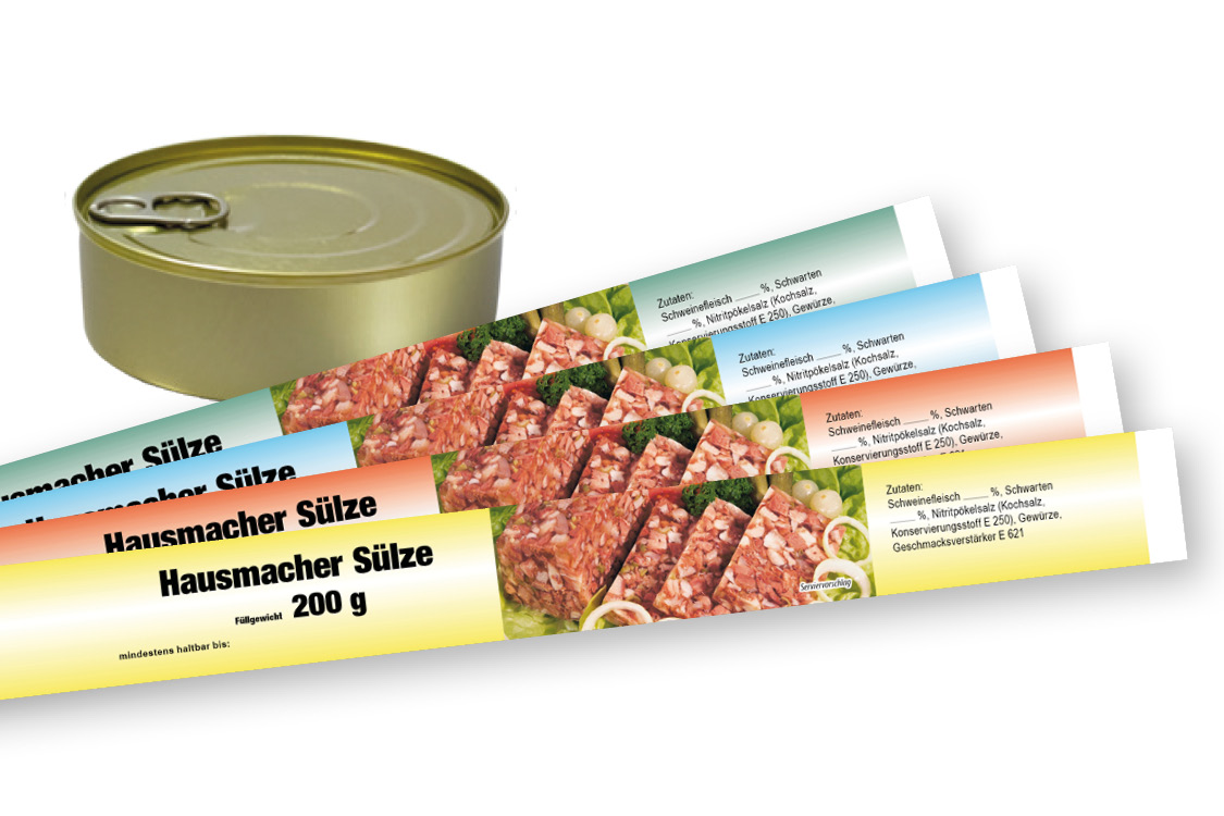 Banderole für Falzdeckeldose FDD 99/33 VERLAUF