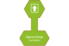 Siegeletikett Wabe 127-082 eigenes Design